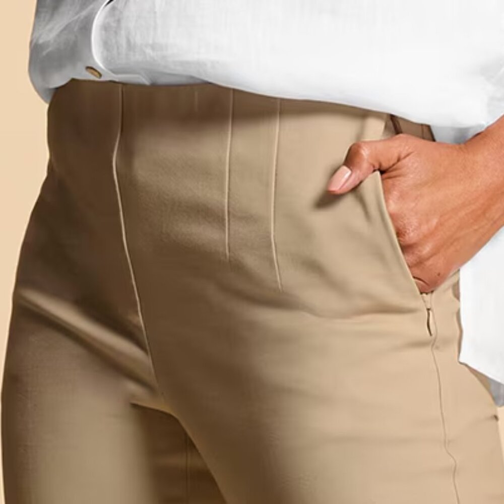 J. Jill Curvy-Fit Pants - Cashew - 18T - NWT